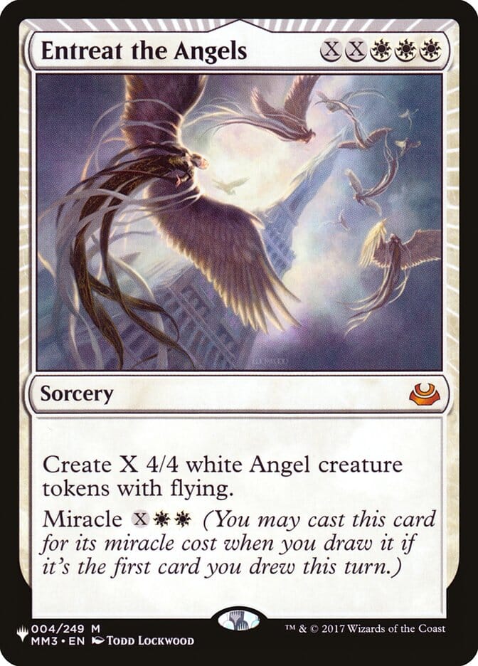 Entreat the Angels [The List] MTG Single Magic: The Gathering  | Multizone: Comics And Games