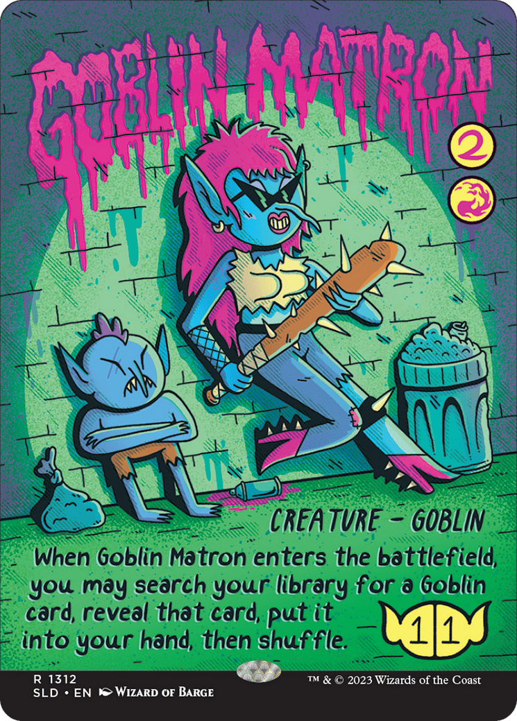 Goblin Matron (Rainbow Foil) [Secret Lair Drop Series] MTG Single Magic: The Gathering  | Multizone: Comics And Games