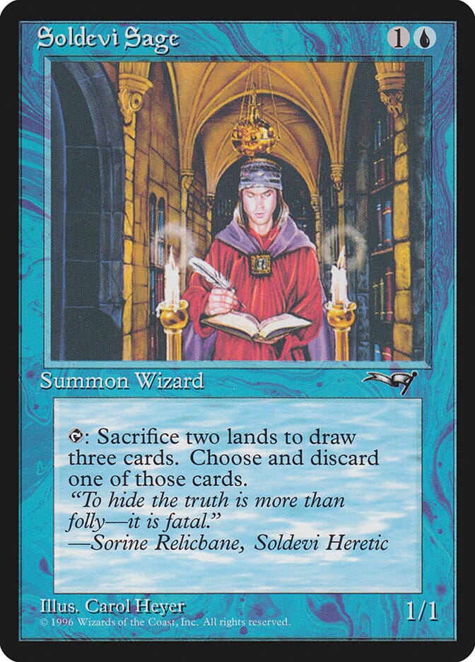 Soldevi Sage (Standing) [Alliances] MTG Single Magic: The Gathering  | Multizone: Comics And Games