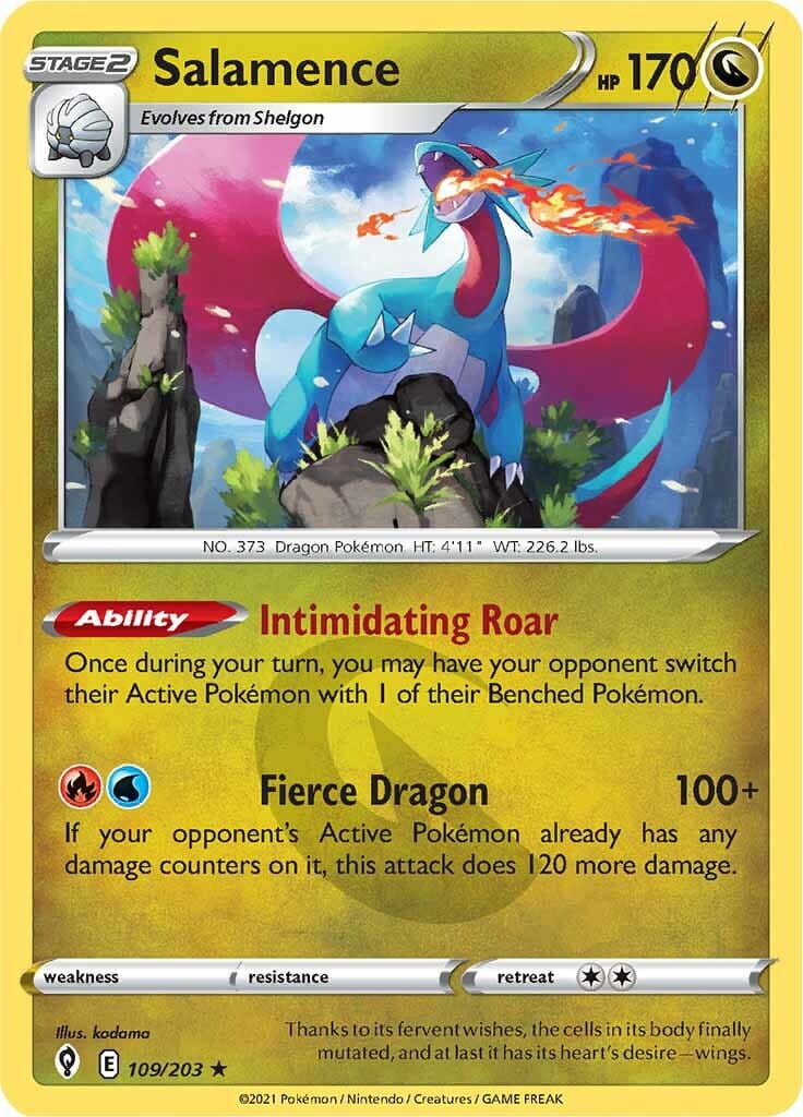Salamence (109/203) [Sword & Shield: Evolving Skies] Pokemon Single Pokémon  | Multizone: Comics And Games