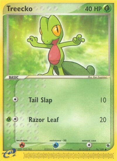 Treecko (76/109) [EX: Ruby & Sapphire] Pokemon Single Pokémon  | Multizone: Comics And Games
