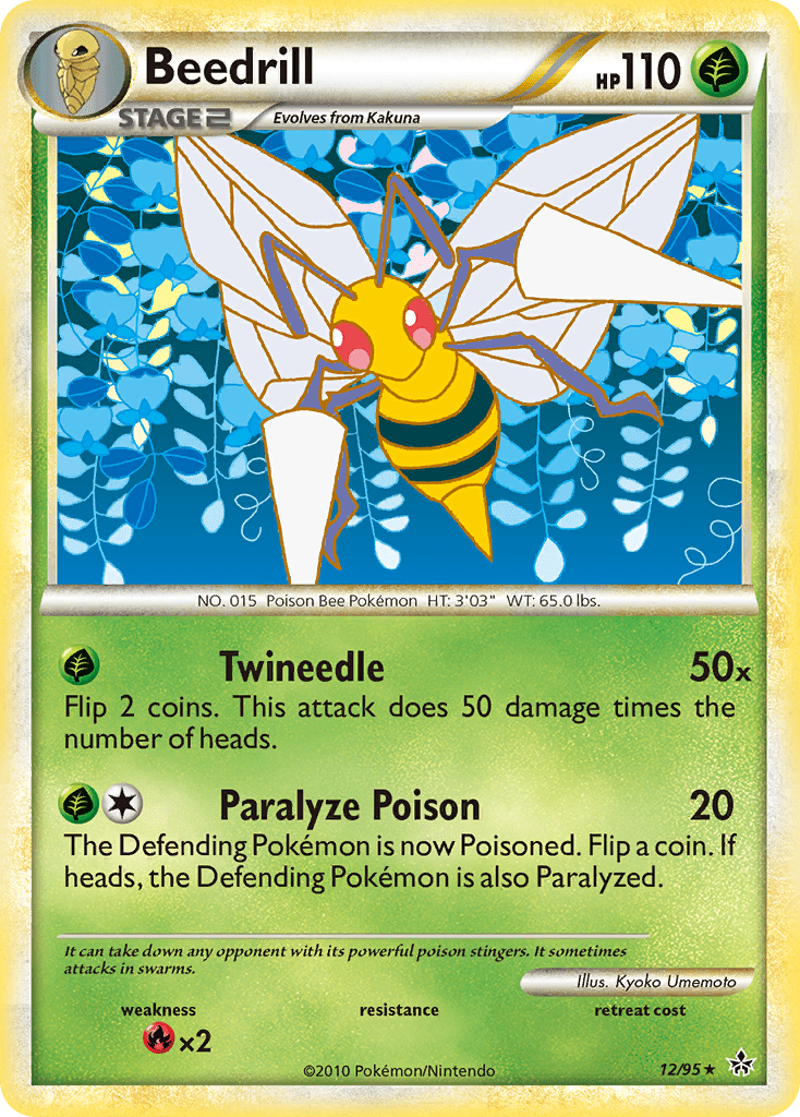 Beedrill (12/95) [HeartGold & SoulSilver: Unleashed] Pokemon Single Pokémon  | Multizone: Comics And Games