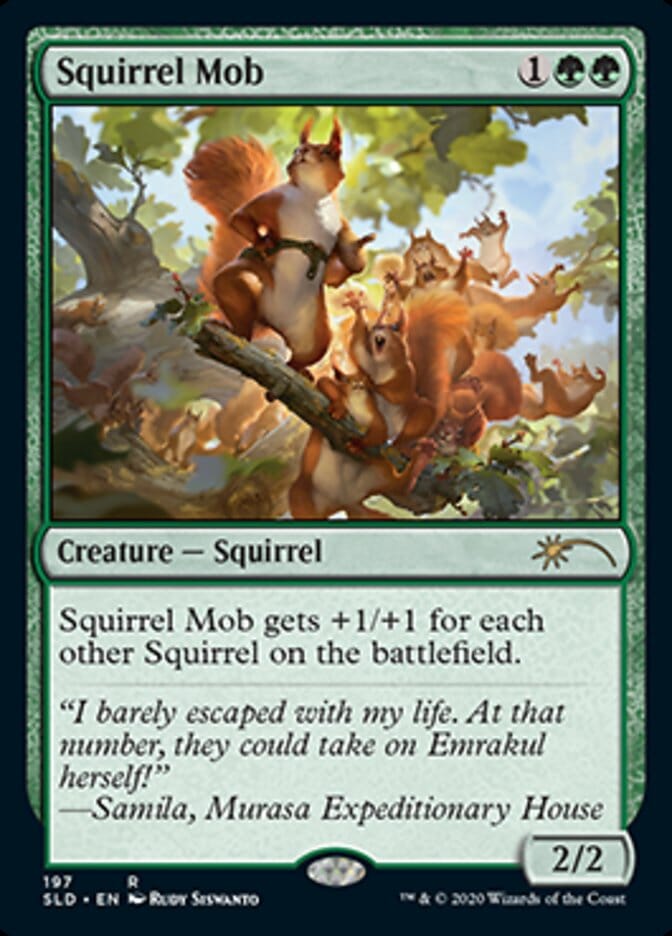 Squirrel Mob [Secret Lair Drop Series] MTG Single Magic: The Gathering  | Multizone: Comics And Games