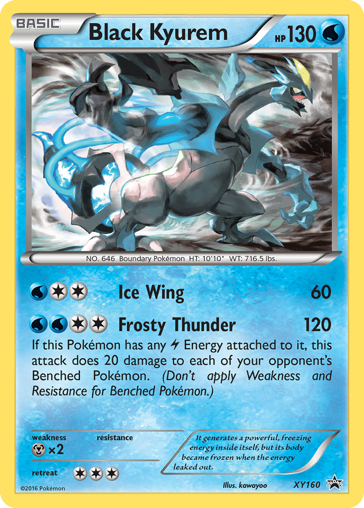 Black Kyurem (XY160) [XY: Black Star Promos] Pokemon Single Pokémon  | Multizone: Comics And Games