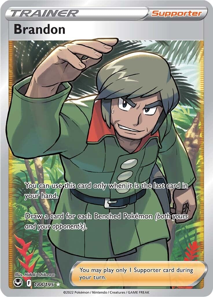 Brandon (188/195) [Sword & Shield: Silver Tempest] Pokemon Single Pokémon  | Multizone: Comics And Games