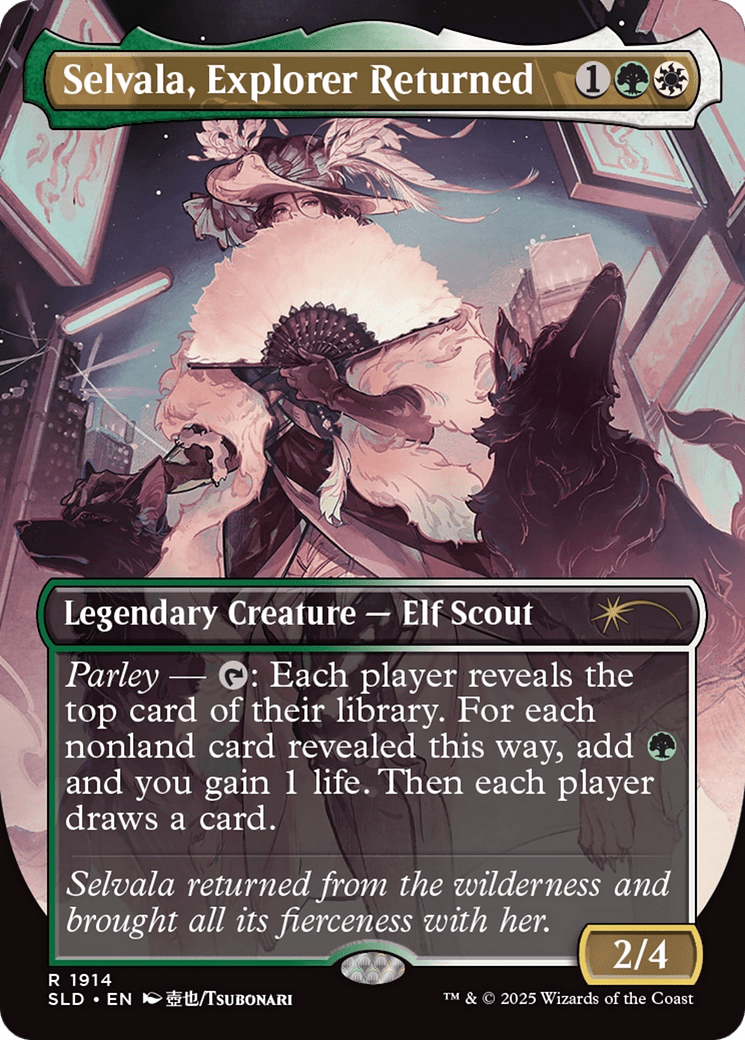 Selvala, Explorer Returned (Rainbow Foil) [Secret Lair Drop Series] MTG Single Magic: The Gathering  | Multizone: Comics And Games