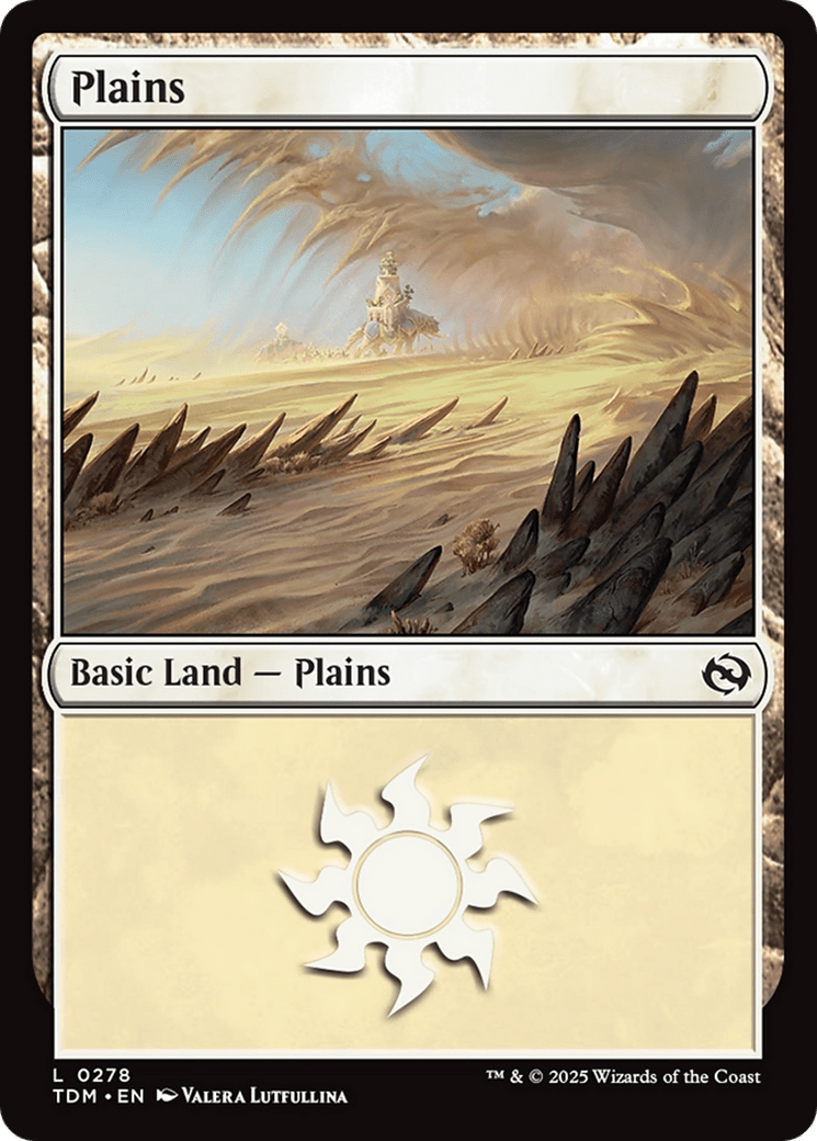 Plains (0278) [Tarkir: Dragonstorm] MTG Single Magic: The Gathering  | Multizone: Comics And Games