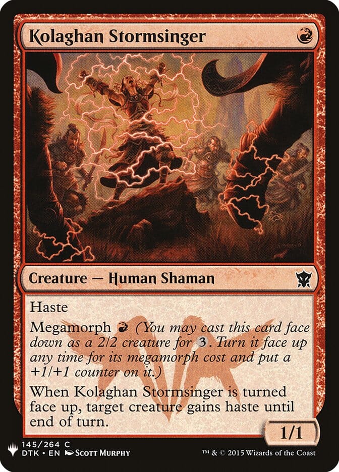 Kolaghan Stormsinger [Mystery Booster] MTG Single Magic: The Gathering  | Multizone: Comics And Games