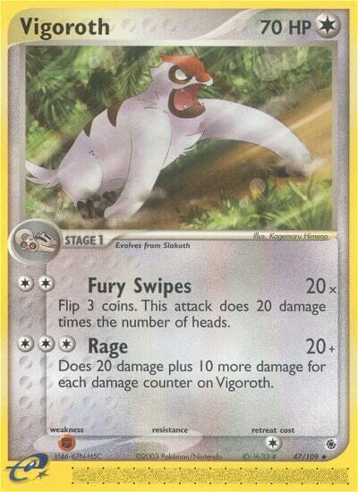 Vigoroth (47/109) [EX: Ruby & Sapphire] Pokemon Single Pokémon  | Multizone: Comics And Games