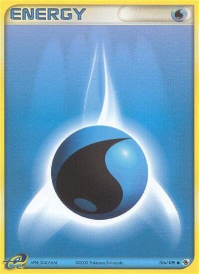 Water Energy (106/109) [EX: Ruby & Sapphire] Pokemon Single Pokémon  | Multizone: Comics And Games
