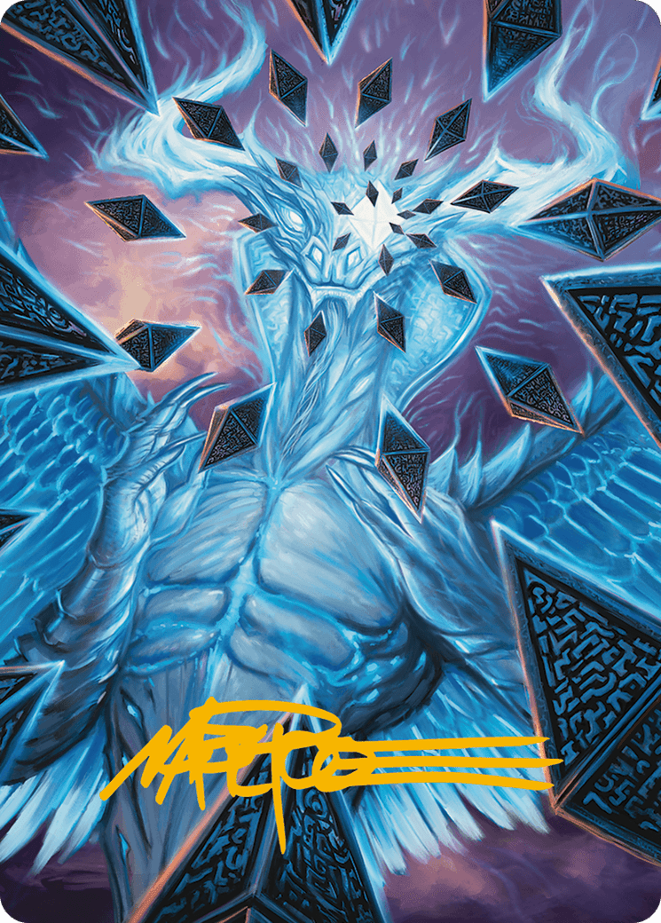 Ugin's Binding Art Card (Gold-Stamped Signature) [Modern Horizons 3 Art Series] MTG Single Magic: The Gathering  | Multizone: Comics And Games