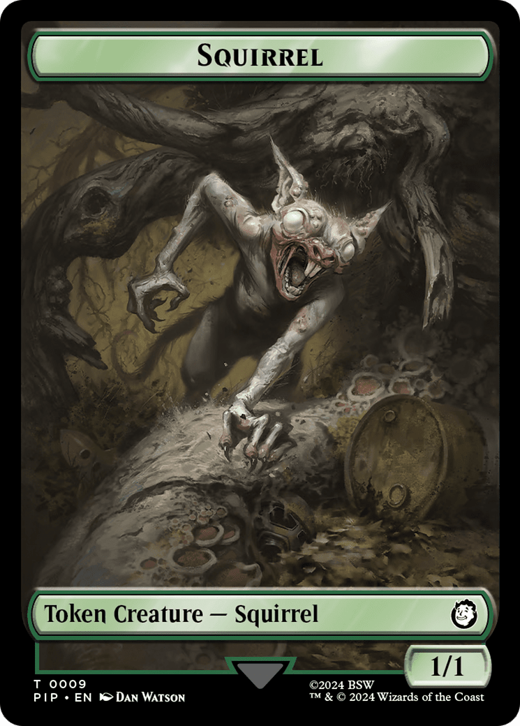 Energy Reserve // Squirrel Double-Sided Token [Fallout Tokens] MTG Single Magic: The Gathering  | Multizone: Comics And Games