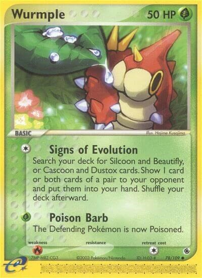 Wurmple (78/109) [EX: Ruby & Sapphire] Pokemon Single Pokémon  | Multizone: Comics And Games