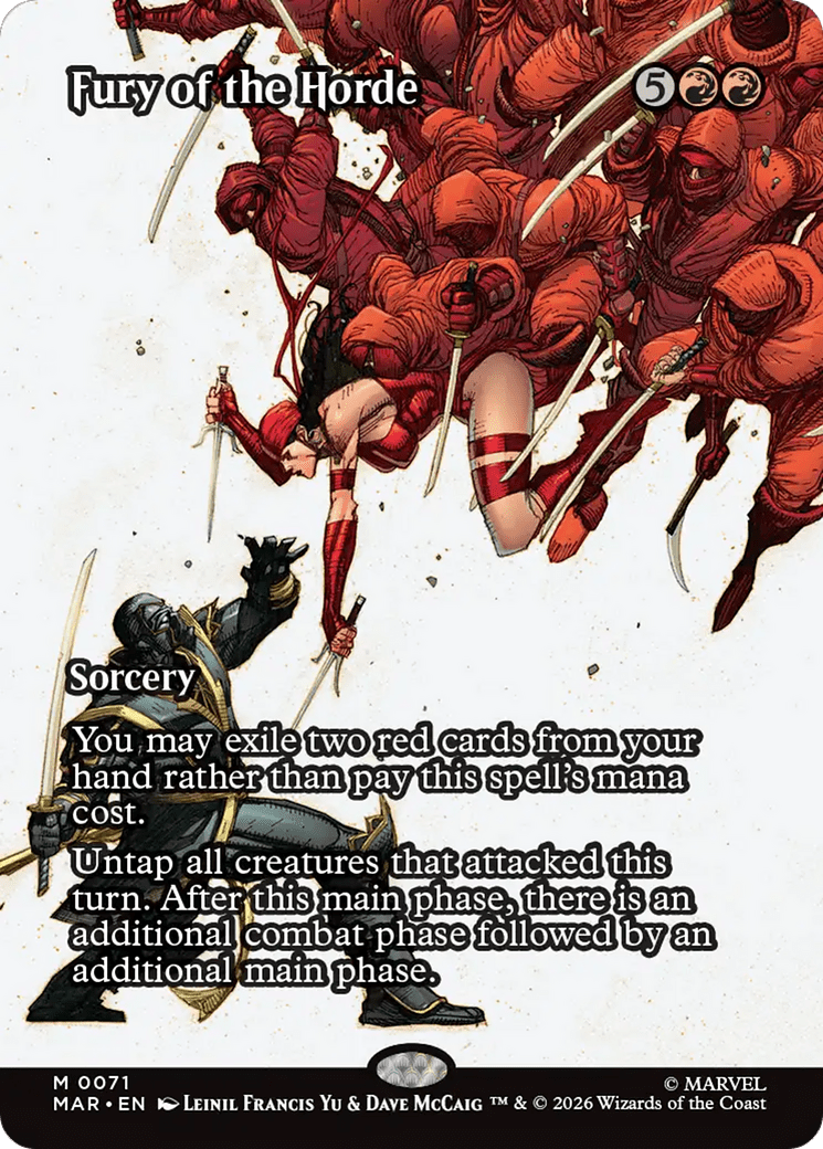 Fury of the Horde (Borderless) [Marvel Universe: Eternal-Legal] | Multizone: Comics And Games