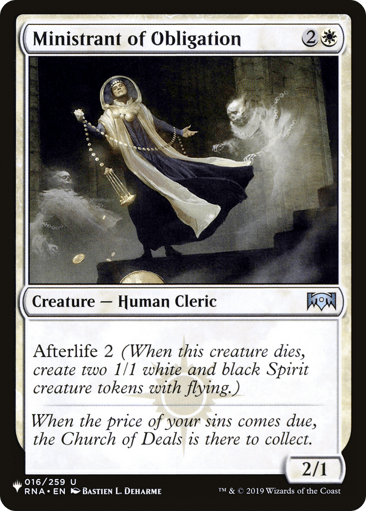 Ministrant of Obligation [The List] MTG Single Magic: The Gathering  | Multizone: Comics And Games