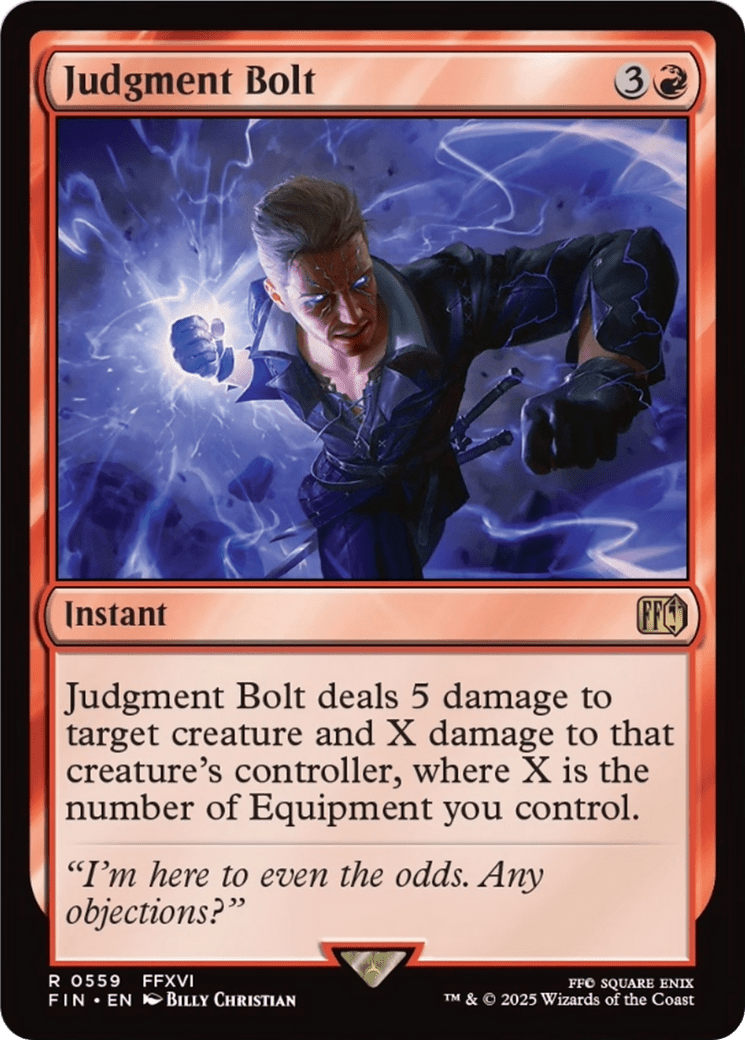 Judgment Bolt [FINAL FANTASY] MTG Single Magic: The Gathering  | Multizone: Comics And Games