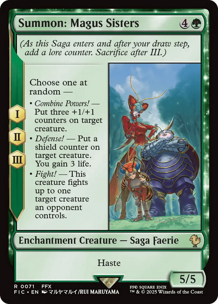 Summon: Magus Sisters [FINAL FANTASY Commander] MTG Single Magic: The Gathering  | Multizone: Comics And Games