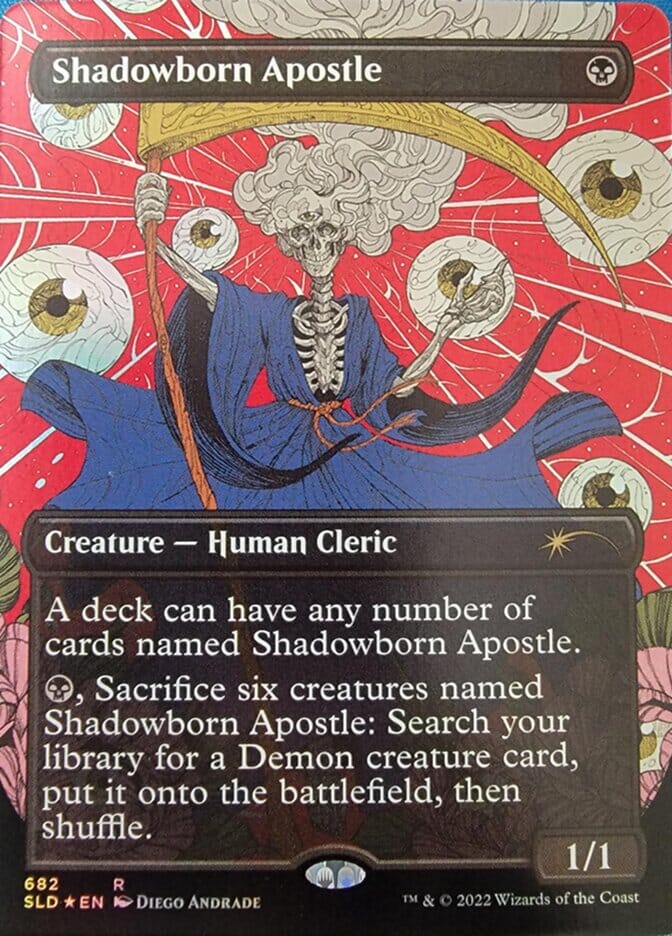 Shadowborn Apostle (Borderless) (682) [Secret Lair Drop Promos] MTG Single Magic: The Gathering  | Multizone: Comics And Games