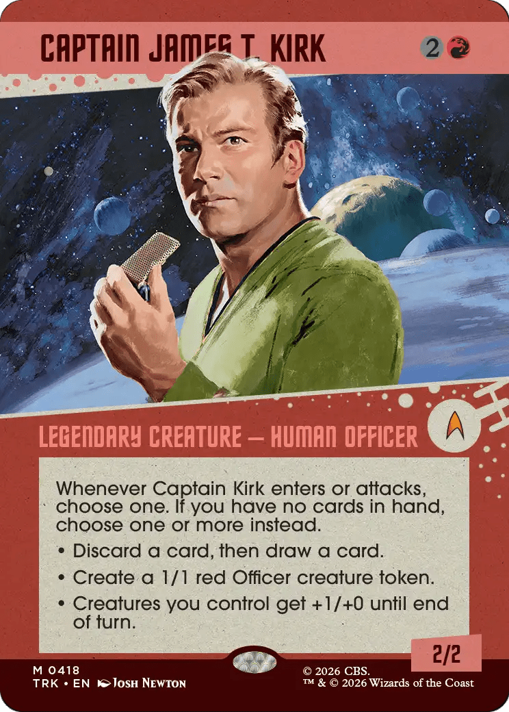 Captain James T. Kirk (Showcase) [Star Trek] MTG Single Magic: The Gathering  | Multizone: Comics And Games