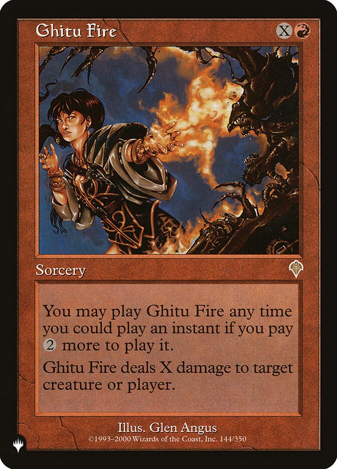 Ghitu Fire [The List] MTG Single Magic: The Gathering  | Multizone: Comics And Games