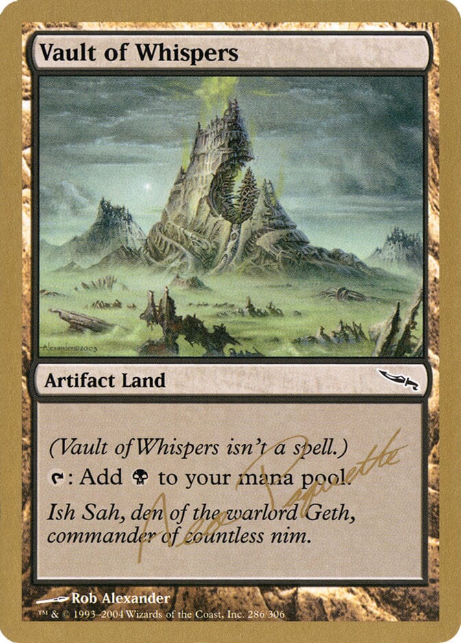 Vault of Whispers (Aeo Paquette) [World Championship Decks 2004] MTG Single Magic: The Gathering  | Multizone: Comics And Games
