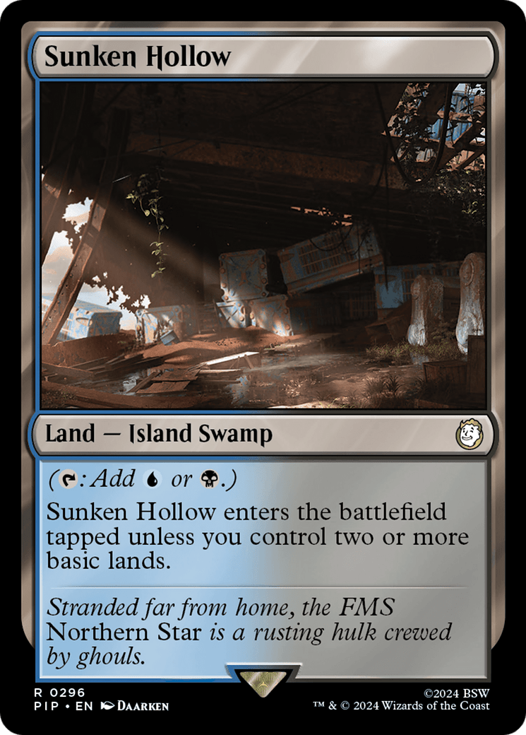 Sunken Hollow [Fallout] MTG Single Magic: The Gathering  | Multizone: Comics And Games