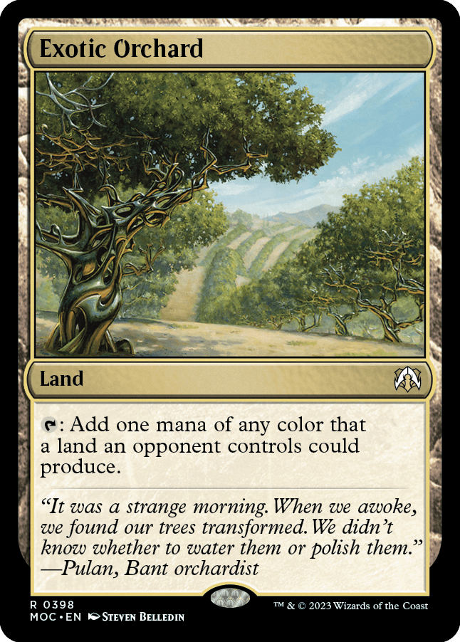 Exotic Orchard [March of the Machine Commander] MTG Single Magic: The Gathering  | Multizone: Comics And Games