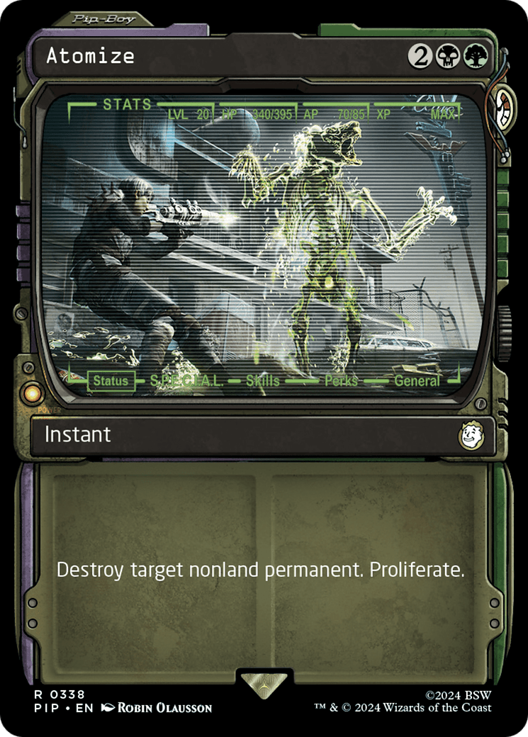 Atomize (Showcase) [Fallout] MTG Single Magic: The Gathering  | Multizone: Comics And Games