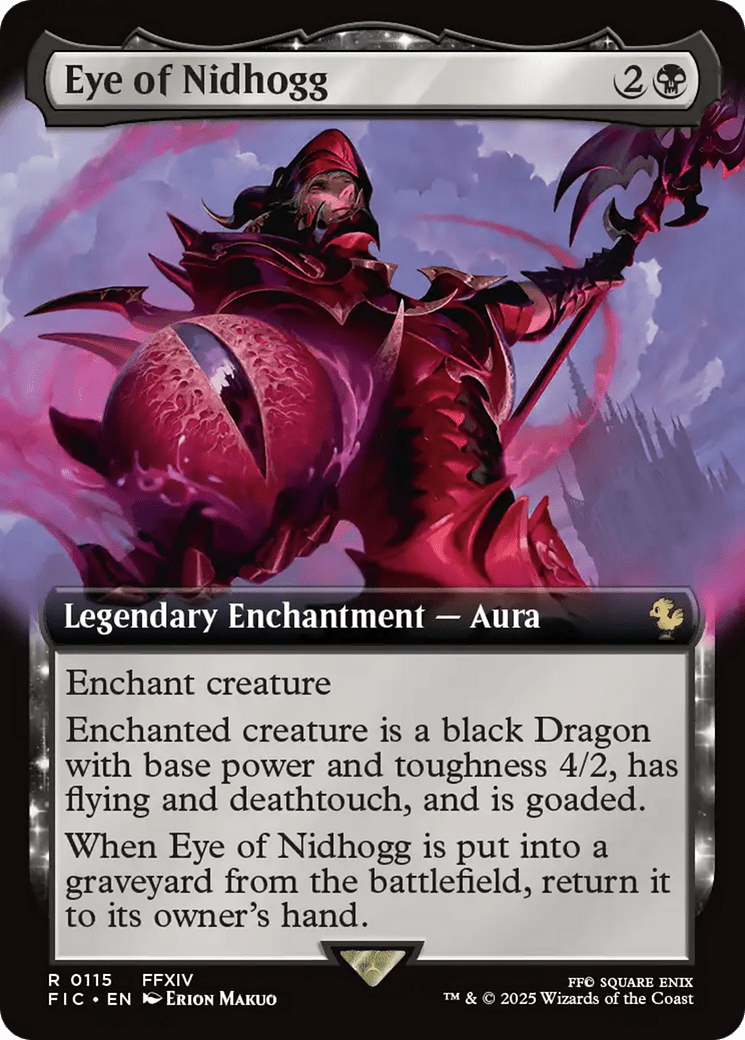 Eye of Nidhogg (Extended Art) [FINAL FANTASY Commander] MTG Single Magic: The Gathering  | Multizone: Comics And Games
