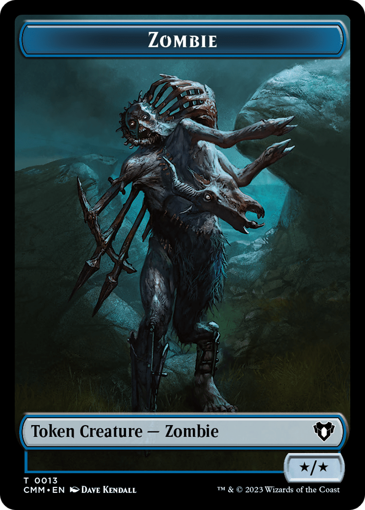 Zombie Token (13) [Commander Masters Tokens] MTG Single Magic: The Gathering  | Multizone: Comics And Games