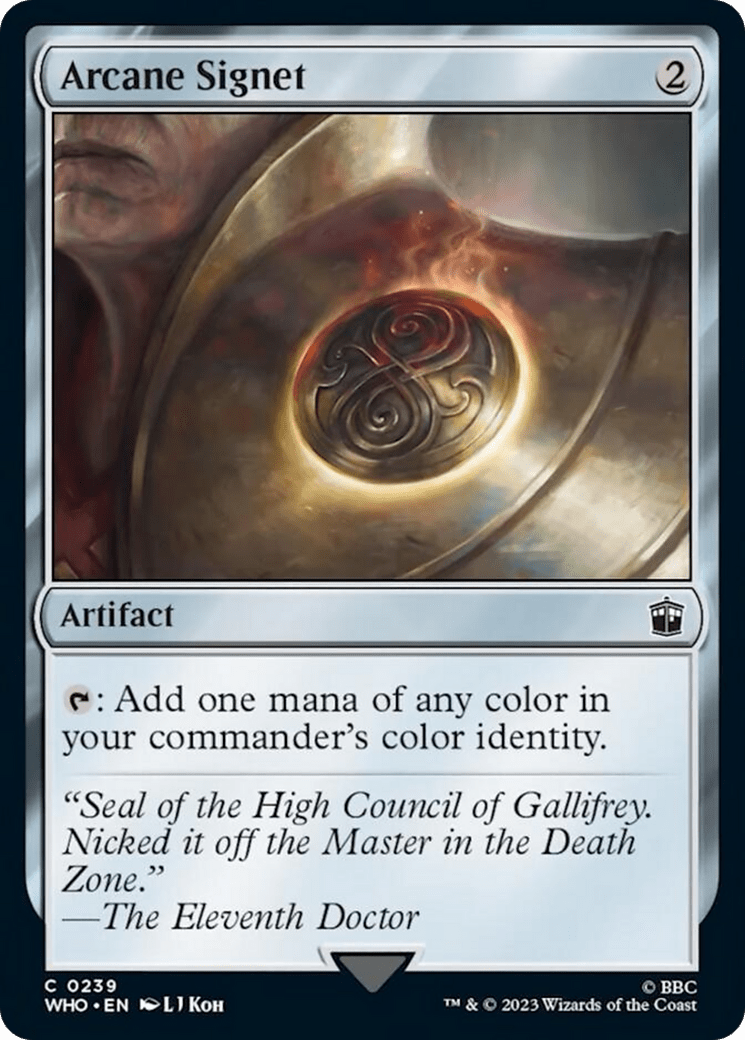 Arcane Signet [Doctor Who] MTG Single Magic: The Gathering  | Multizone: Comics And Games