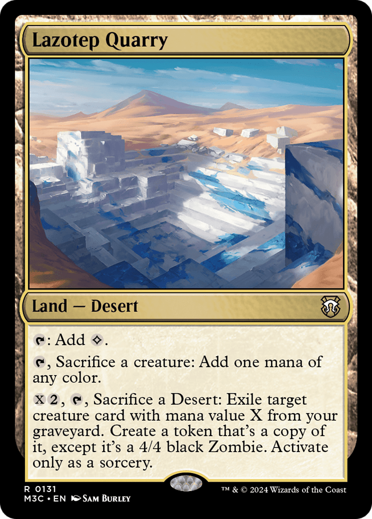 Lazotep Quarry (Extended Art) [Modern Horizons 3 Commander] MTG Single Magic: The Gathering  | Multizone: Comics And Games