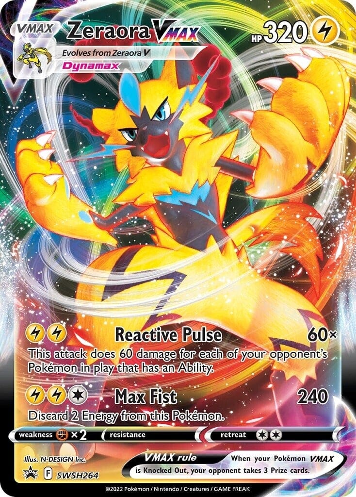 Zeraora VMAX (SWSH264) [Sword & Shield: Black Star Promos] Pokemon Single Pokémon  | Multizone: Comics And Games