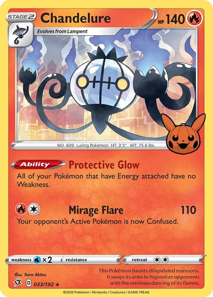 Chandelure (033/192) [Trick or Trade] Pokemon Single Pokémon  | Multizone: Comics And Games
