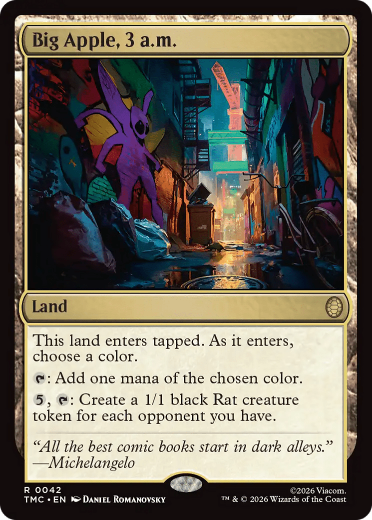 Big Apple, 3 a.m. [Teenage Mutant Ninja Turtles Commander] MTG Single Magic: The Gathering  | Multizone: Comics And Games