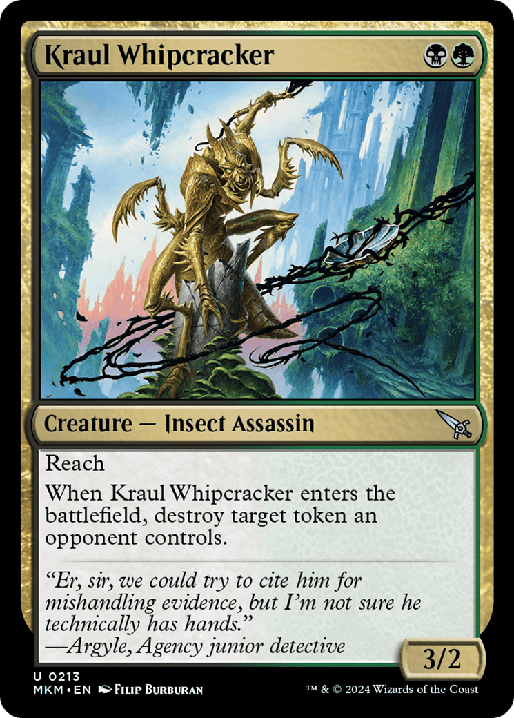 Kraul Whipcracker (Black) [Murders at Karlov Manor] MTG Single Magic: The Gathering  | Multizone: Comics And Games