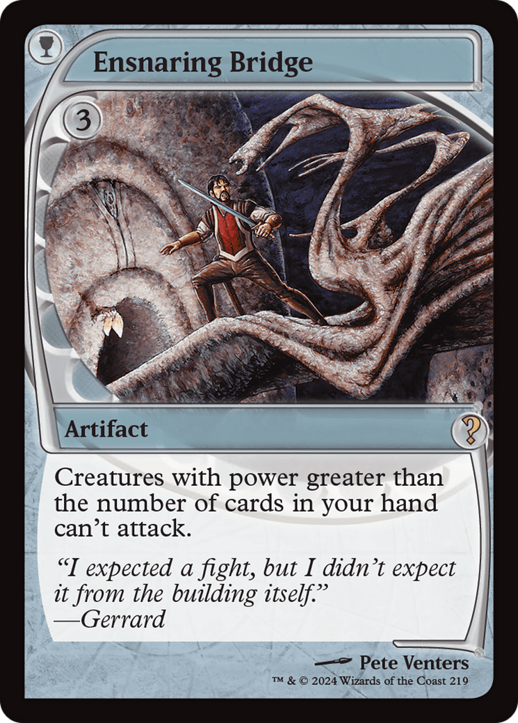 Ensnaring Bridge (Future Sight) [Mystery Booster 2] MTG Single Magic: The Gathering  | Multizone: Comics And Games