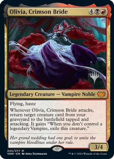 Olivia, Crimson Bride (Promo Pack) [Innistrad: Crimson Vow Promos] MTG Single Magic: The Gathering  | Multizone: Comics And Games