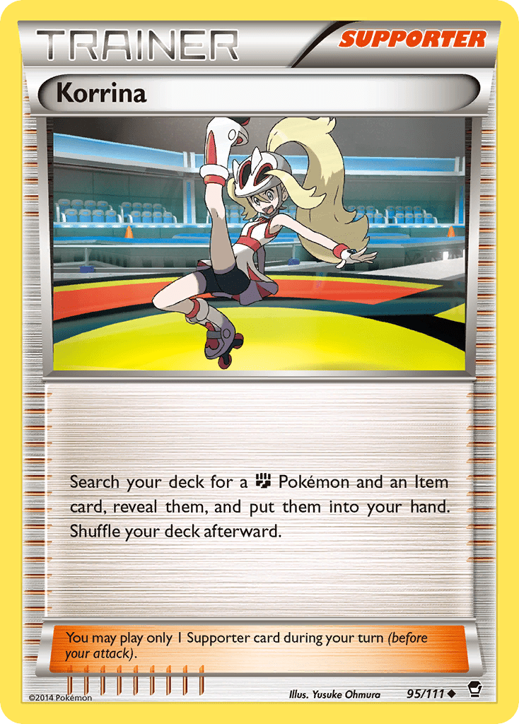 Korrina (95/111) [XY: Furious Fists] Pokemon Single Pokémon  | Multizone: Comics And Games