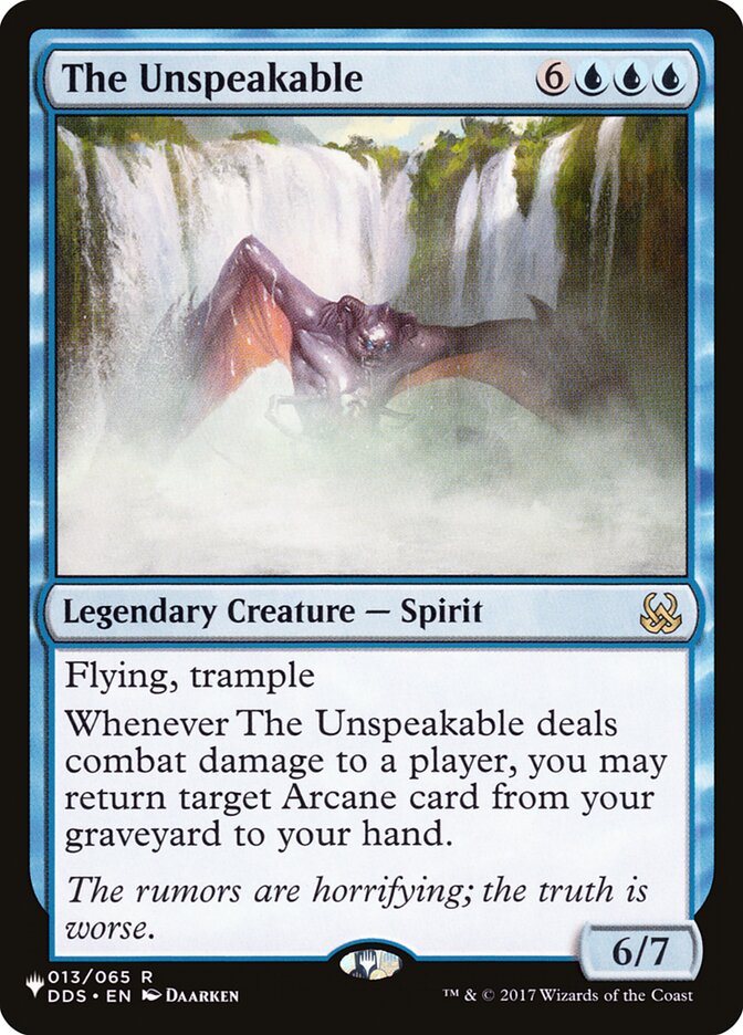 The Unspeakable [The List] MTG Single Magic: The Gathering  | Multizone: Comics And Games