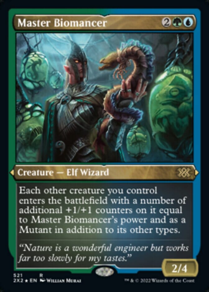 Master Biomancer (Foil Etched) [Double Masters 2022] MTG Single Magic: The Gathering  | Multizone: Comics And Games