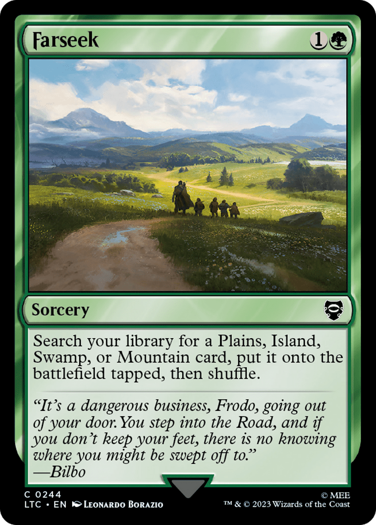 Farseek [The Lord of the Rings: Tales of Middle-Earth Commander] MTG Single Magic: The Gathering  | Multizone: Comics And Games