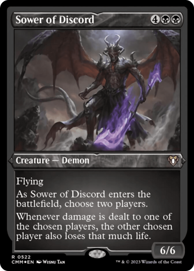 Sower of Discord (Foil Etched) [Commander Masters] MTG Single Magic: The Gathering  | Multizone: Comics And Games