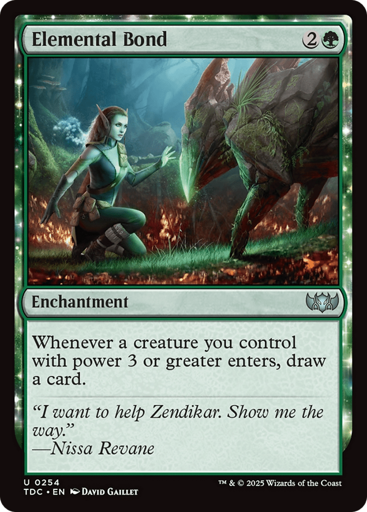 Elemental Bond [Tarkir: Dragonstorm Commander] MTG Single Magic: The Gathering  | Multizone: Comics And Games