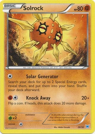 Solrock (26/30) [XY: Trainer Kit 2 - Latios] Pokemon Single Pokémon  | Multizone: Comics And Games