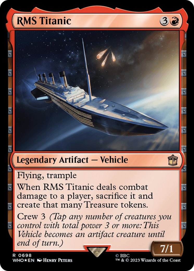 RMS Titanic (Surge Foil) [Doctor Who] MTG Single Magic: The Gathering  | Multizone: Comics And Games