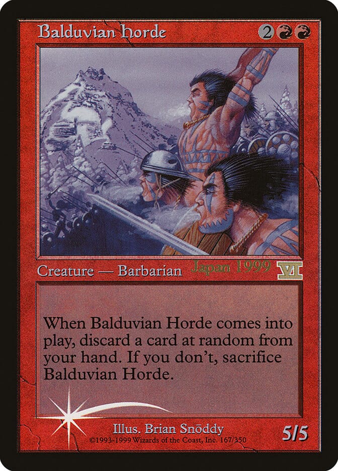 Balduvian Horde (Worlds) [World Championship Promos] MTG Single Magic: The Gathering  | Multizone: Comics And Games