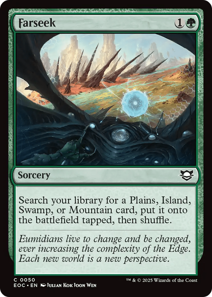 Farseek [Edge of Eternities Commander] MTG Single Magic: The Gathering  | Multizone: Comics And Games