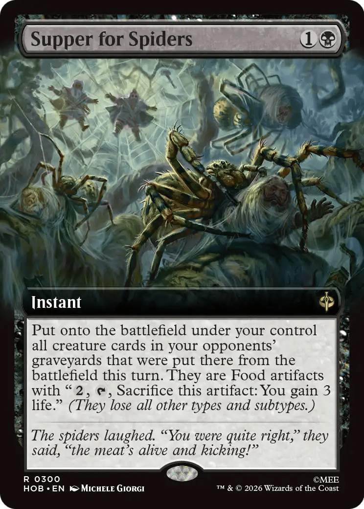 Supper for Spiders (Extended Art) [The Hobbit] MTG Single Magic: The Gathering  | Multizone: Comics And Games
