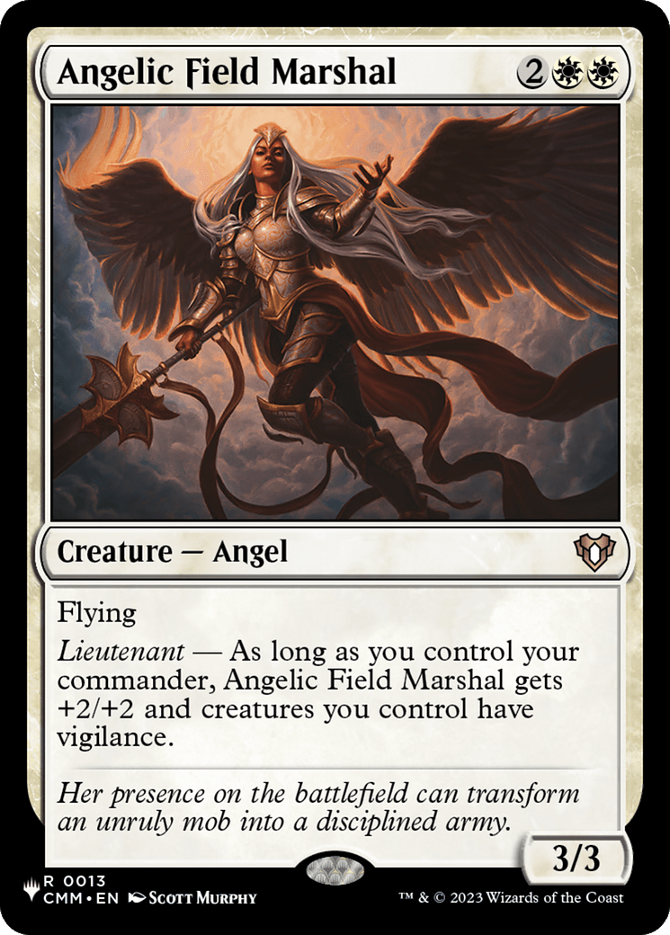 Angelic Field Marshal [Secret Lair: Angels] MTG Single Magic: The Gathering  | Multizone: Comics And Games